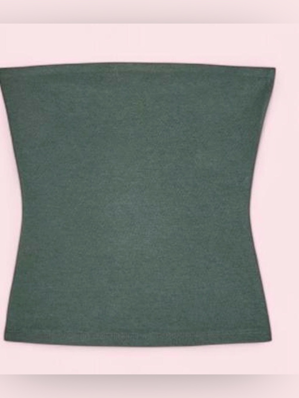 Zara Green Strapless Tube Top
